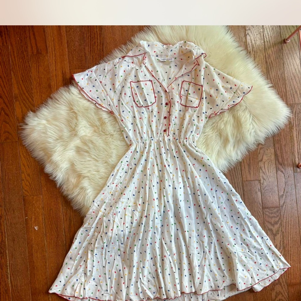 Charming Vintage Polka Dot Dress